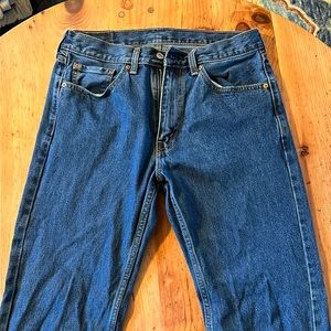 LEVIS 505 32”32” classic navy jeans. Barely worn used